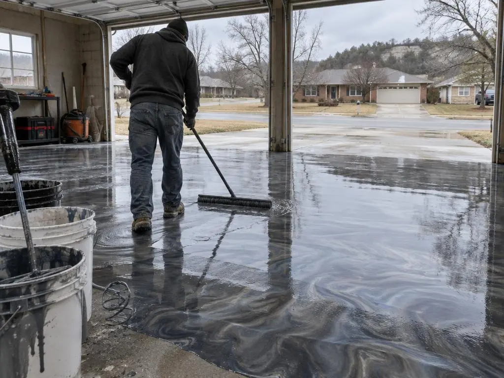 Metallic Epoxy Floors in Topeka, KS